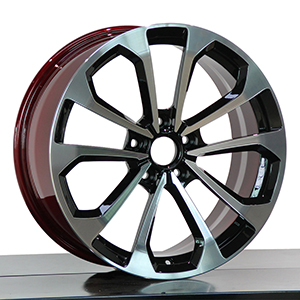 red and black rims