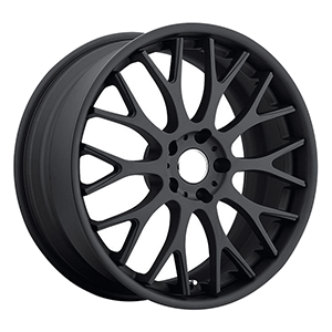 matte black mercedes staggered wheels