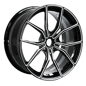 black and white rims