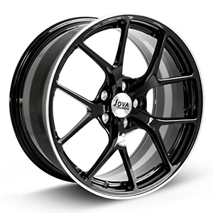 black rims machine lip