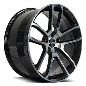 transprant black forged wheels
