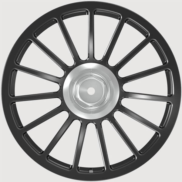 black chevy rims