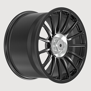 black chevy rims