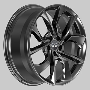 infiniti qx50 black rims