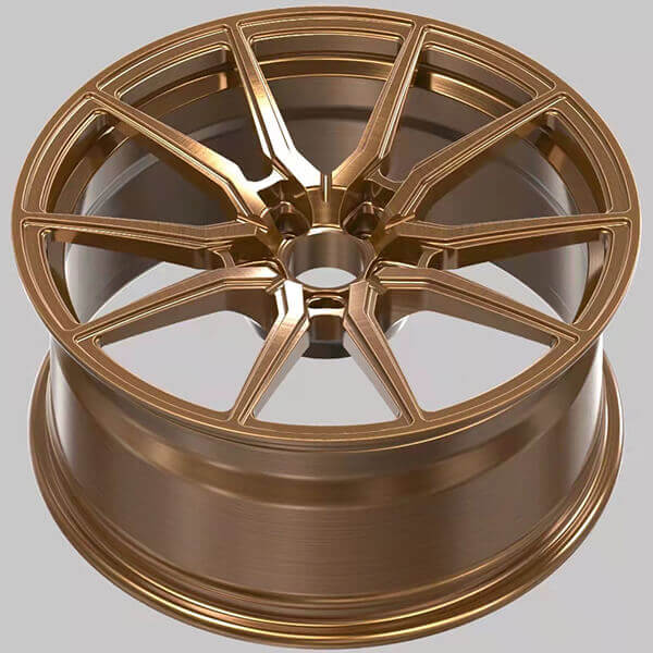 brushed bronze rims
