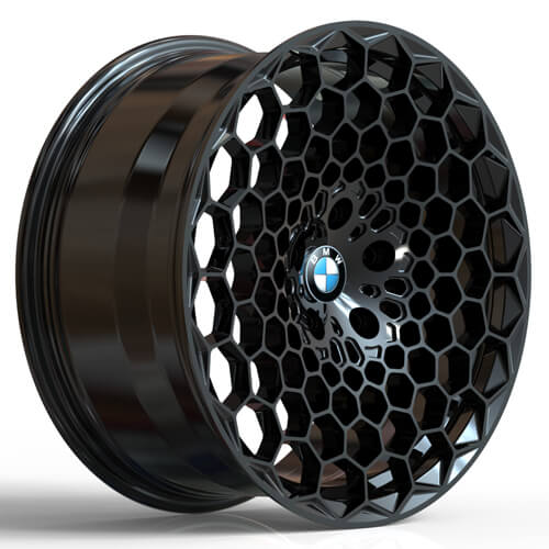 black honeycomb rims