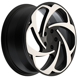 black and white rims