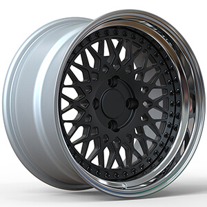 deep dish rims with chrome lip