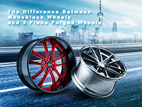 الفرق بين Monoblock عجلات و 3 قطع عجلات مزورة