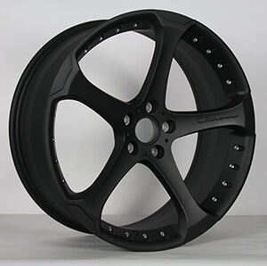 5 تكلم الحافات السوداء عجلات مقعر صنع في Jovawheels 